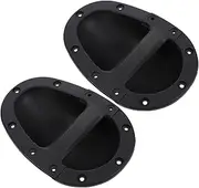 WOONEKY 2pcs Abs Material Speaker Cabinet Handles Loudspeaker Handles Stain Resistant Design