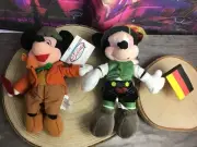 Disney Bob Cratchit & German Mickey Mouse Plush -NWT
