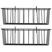2 Pcs Decorative Hay Feeder Rabbit Small Animal Rack Pet Cage Racks Feeders