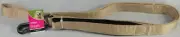 NEW - Dog Leash - Large - Tan - Padded Loop Handle - 1" x 60"