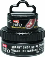 Instant Shoe Shine Cream Kit with Dauber