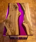 Epoxy Coffee Table, Walnut Resin Table, Epoxy River Table,Epoxy Center Table Top