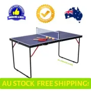 New Portable Tennis Table Folding Ping Pong Family Game Set Fun Kids Free Au