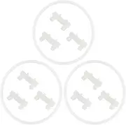 3/Pack Seal White O-Ring & 9/Pack Rubber Bushing Shock Pad FOR Magic-bullet 250W blender Replacement sealing ring gaskets Model MB1001 MB-1001B MBR-1101 MBR-1701 MBR-1702 MBR-0301