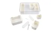 PIZZAZZ Rectangular 7 Compartment Grazing Box With Carry Handle Picnic Beach