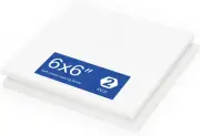 White Rubber Carving Block, 6" X 6" Easy Cut Lino Blocks, Soft Linoleum Block fo