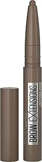 Maybelline Brow Extensions Eyebrow fiber Pomade Crayon, Fiber Stickeyebrow Makeup, Eye Makeup, Soft Matte Finish, for Thicker, Natural-looking Eyebrows, MEDIUM BROWN, 0.014 Ounce