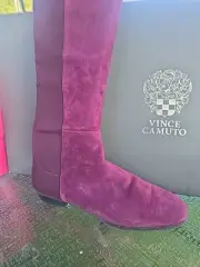 NIB,VC-KARITA KNEE HIGHT BOOTS BY VINCE CAMUTO,SZ 10M,COLOR BITTEN ( WINE)