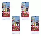 Set of 4 Microfibre Printed Tea Towels BBQ Corn