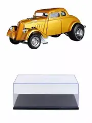 DIECAST CAR W/DISPLAY CASE 1933 CUSTOM GASSER GOLD ACME A1800914 1/18 SCALE