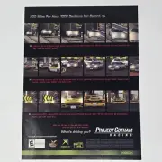 Project Gotham Racing PGR Microsoft Xbox Screenshots Print Ad/Poster Promo Art