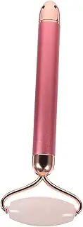 VICASKY Pink Jade Facial Tool Non Electric Skin Care Roller for Face Neck Migraine Relief Lightweight Comfortable Beauty Stick Friends Family