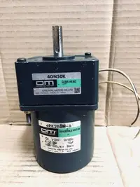 在飛比找Yahoo!奇摩拍賣優惠-日本外匯東方馬達 25W 110V 50-1減速馬達-調速馬