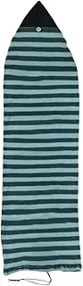 Surfboard Sock Cover Knit Polyester Accessory Lightweight Foldable for Longboard Shortboard Machine Washable with Drawstring
