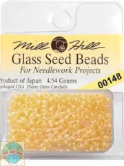 Mill Hill Glass Beads - Color 00148 Pale Peach Size 11/0 Seed Bead - 4.54 Grams
