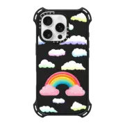 iPhone 16 Pro Bounce Case MagSafe Compatible Kawaii Rainbow