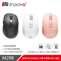 在飛比找momo購物網優惠-【i-Rocks】irocks M29R 2.4G無線光學靜