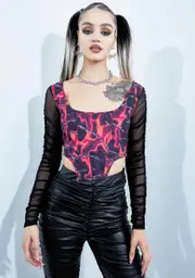 [Poster Grl] High Risk Hottie Corset Top