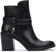 [Pikolinos] RIOJA Leather Heeled Ankle Boots for Lady