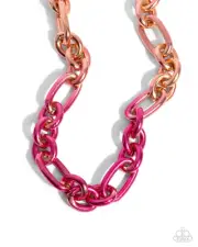 Paparazzi Nuanced Nightlife Pink Necklace NWT