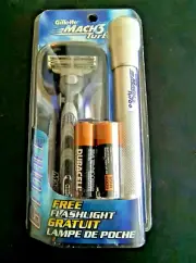 Gillette Mach3 turbo w/free flashlight