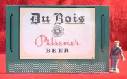 DuBOIS BEER #03 _O/S SCALE METAL BILLBOARD