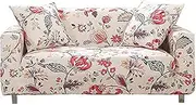 MIDODO Printed Couch Cover Stretch Sofa Covers Patterned Sofas Seater Slipcovers for 4 Cushion Couch Set (QAN, 4 Seater/Large 3 Seater)