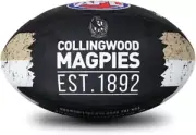 AFL Collingwood Magpies Song Football, Size 2