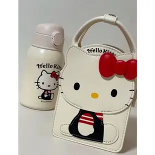 新款hellokitty可愛卡通手機包 凱蒂貓便攜揹帶隨行外出斜挎小包包 女孩子可愛隨身斜背包