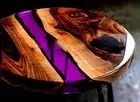 Custom epoxy table top, Resin Coffee Side Table Top, Sofa Corner Table Decor
