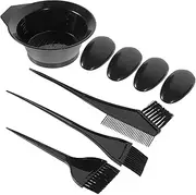 OSOLADY Hair Dyeing Kit Brush Bowl Hair Tinting Tools for Short Long Curly Easy Diy