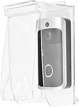 Clear Flip Cap Door Keypad Waterproof Cover,Doorbell Rain Cover Weatherproof Compatible for Ring Camera Doorbell/Door Keypad/Access Control/Attendance Machine
