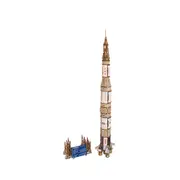 Ukraine Made Ugears NASA Saturn V Rocket Wooden Mechanical 3D Model Kit