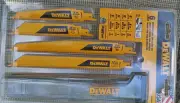 DEWALT Reciprocating Saw Blades, Bi-Metal, Set 6 and CASE