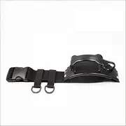 Fishing Fighting Belt, Stand Up Fishing Fighting Belt Waist Rod Pole Holder with Adjustable Plastic Buckle Waist Fishing Belt Rod Holder Harness, Strong and Durable, Doesn't Hurt The Fishing Rod