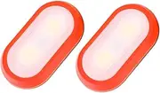 2Pcs LED Clip Light for Running Jogging Outdoor Safety Bright Runners Light with Multiple Illumination Modes Easy to Clip Hats Vests Bags