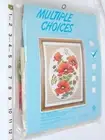 VINTAGE MULTIPLE CHOICES~GIANT POPPIES BUTTERFLIES~24x30 NEEDLEPOINT KIT SEALED