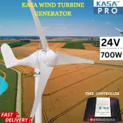 Wind Turbine Generator 3 Blade Digital Hybrid Wind/Solar Controller 700W 24V