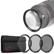52MM UV, CPL, ND Lens Filter Kit for Sigma 30mm f/1.4 DC DN Lens For Sony E