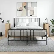 Sonoma Oak Bedside Cabinets 2 Pcs - Nightstand Table for Bedroom, Living Room - Engineered Wood Bed Side Table Night Storage Furniture