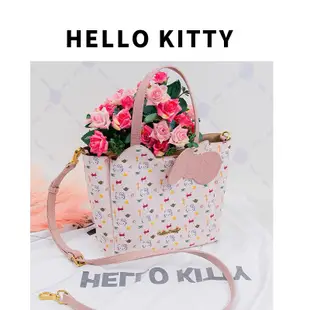凱蒂貓時尚包包 Hello kitty手提單肩包 子母包韓款女包 小拎包