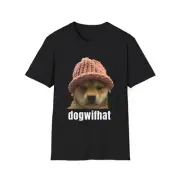 dogwifhat Crewneck T-Shirt, dogwifcoin Shirt, WIF, Crypto Shirt, Cryptocurrency