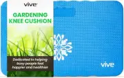 Vive Extra Thick Kneeling Pad for Gardening - Firm Waterproof Knee Mat Blue