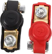 Alipis 1Pair Battery Terminal Clamps Durable Quick Connectors for Efficient Battery Charging Reliable Battery Charger Clips for Car Batteries