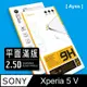 Ayss SONY Xperia 5 V 6.1吋 2023 超好貼滿版鋼化玻璃保護貼 滿板貼合 抗油汙抗指紋 黑