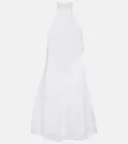 [Roberta Einer] Roberta Einer Sleek halterneck knit minidress AU 8 white