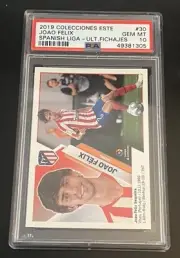 2019 Colecciones Este Spanish Liga #30 JOAO FELIX - PSA 10 GEM MT