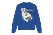 Avatar: The Last Airbender Unisex Adult In Flight Appa Sweatshirt (Royal Blue) - UTTV12733