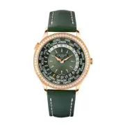 Patek Philippe Complications Watch 36MM Green No Markers Dial Rose Gold