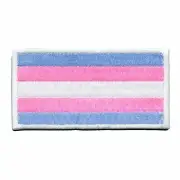 Transgender Pride Embroidered Iron On Flag Patch
